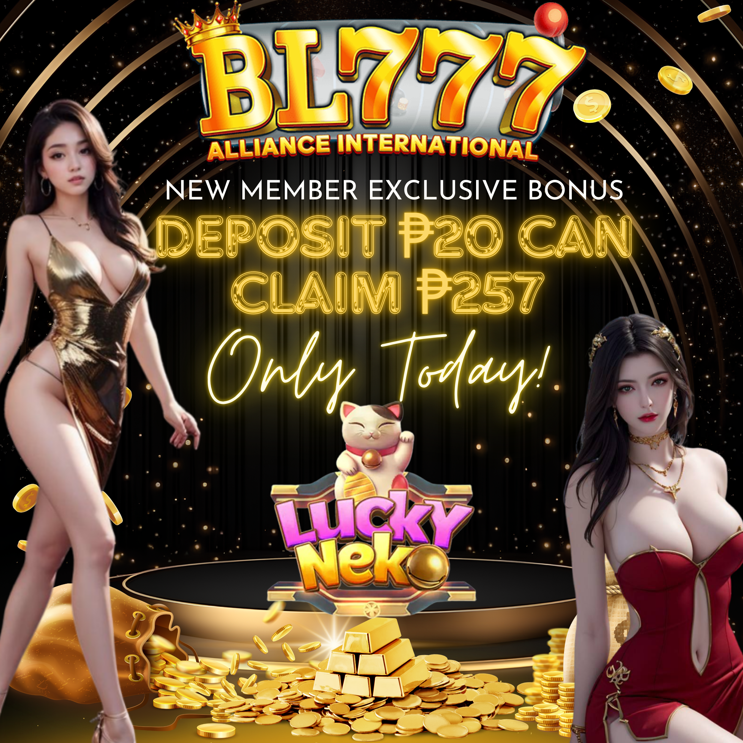   BL777 - Deposit ₱20 and Claim a Bonus of ₱257 to Play Online Slot Games! 